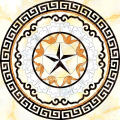 New Design Carrara White Marble WaterJet Tile Floor Medallion